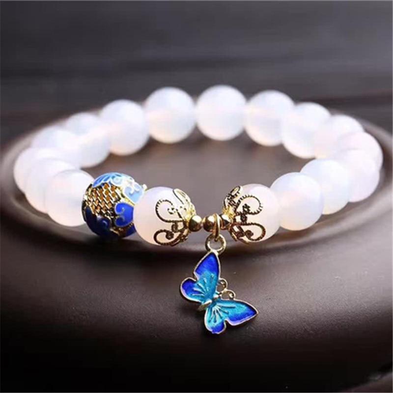 White Agate Spiritual Growth Bracelet - YUBA Spirit