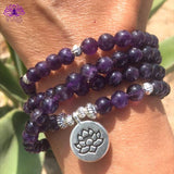 108 Amethysts Mala - YUBA Spirit