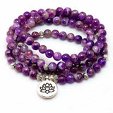 108 Amethysts Mala - YUBA Spirit