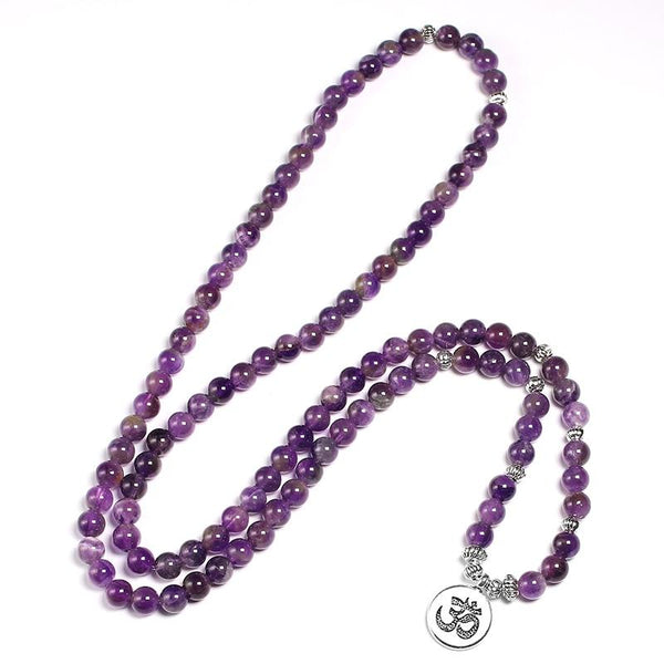 108 Amethysts Mala - YUBA Spirit