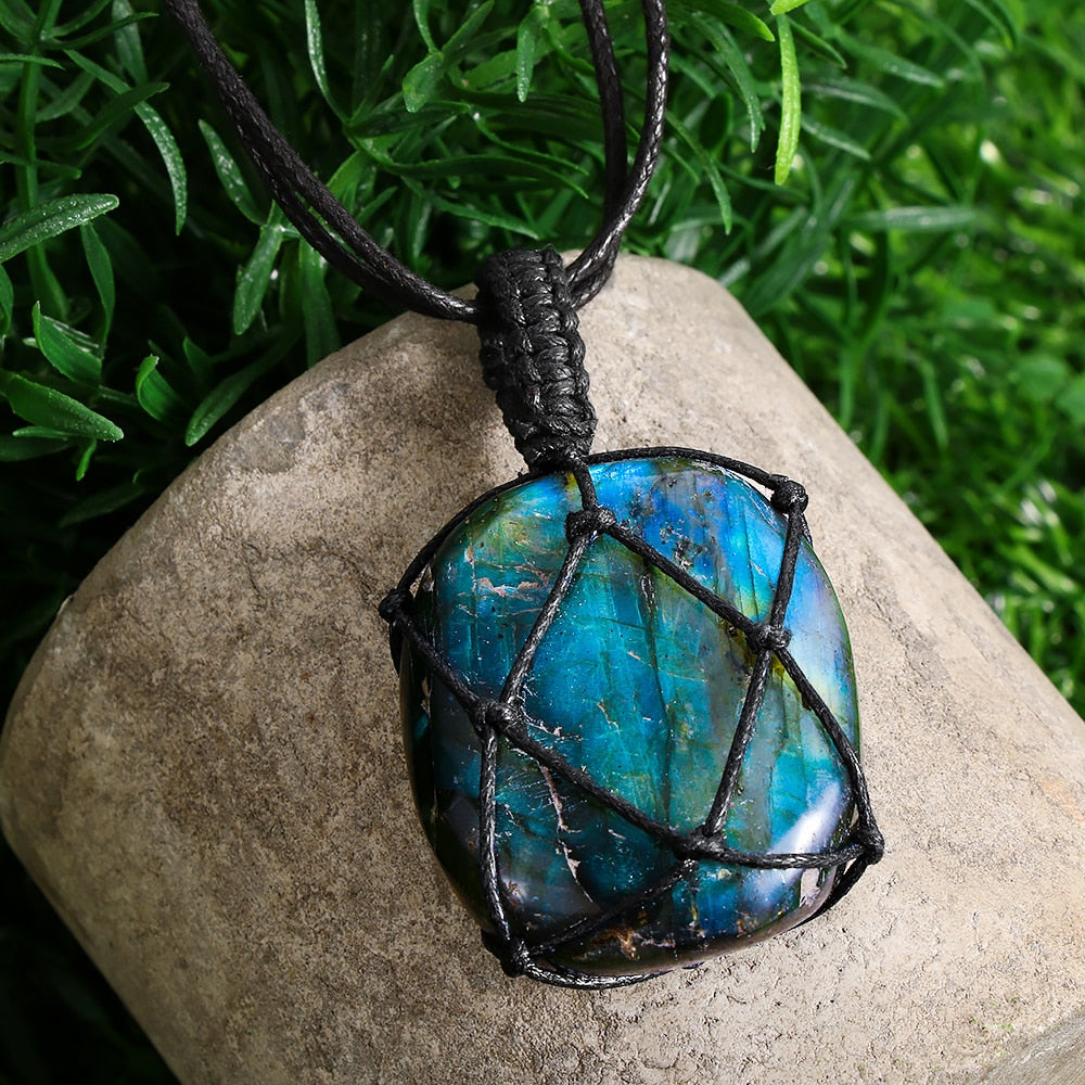 Dragon's Heart Labradorite Pendant