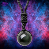 Astral Eye Rainbow Obsidian Necklace - YUBA Spirit