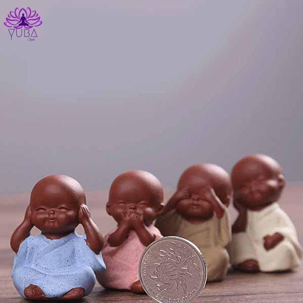 "Mini Baby Buddha" Figurine - 4 Colors - YUBA Spirit