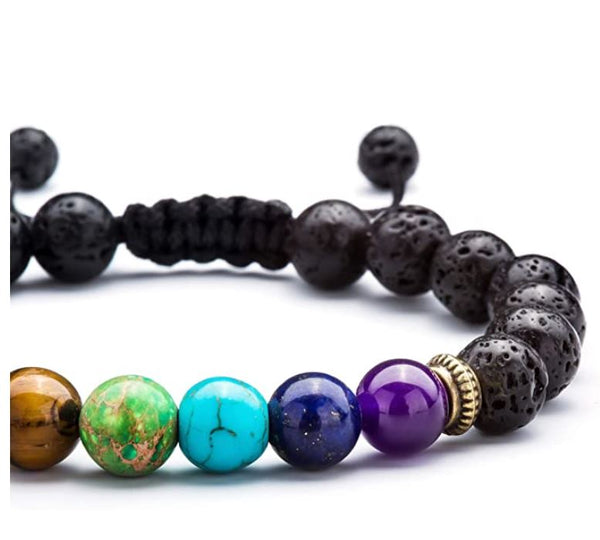 Healing of 7 Chakras Aromatherapy Bracelet - YUBA Spirit