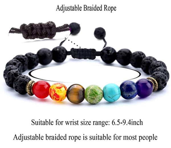 Healing of 7 Chakras Aromatherapy Bracelet - YUBA Spirit