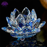 "Feng Shui" Crystal Lotus Flower - 8 colors available - YUBA Spirit