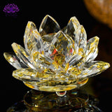 "Feng Shui" Crystal Lotus Flower - 8 colors available - YUBA Spirit