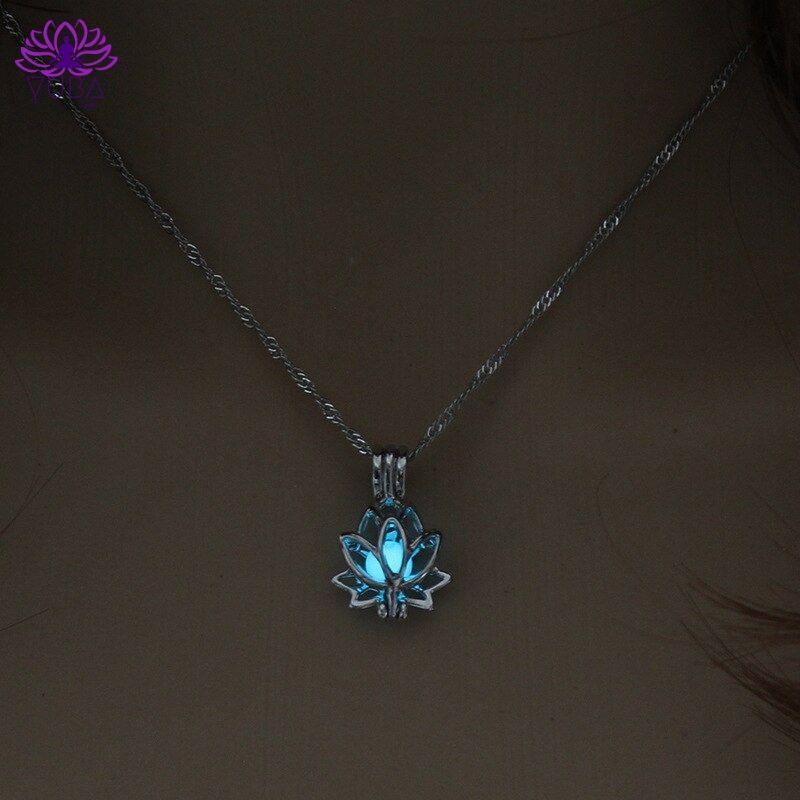 Phosphorescent Lotus Necklace - YUBA Spirit