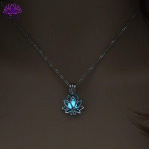 Phosphorescent Lotus Necklace - YUBA Spirit