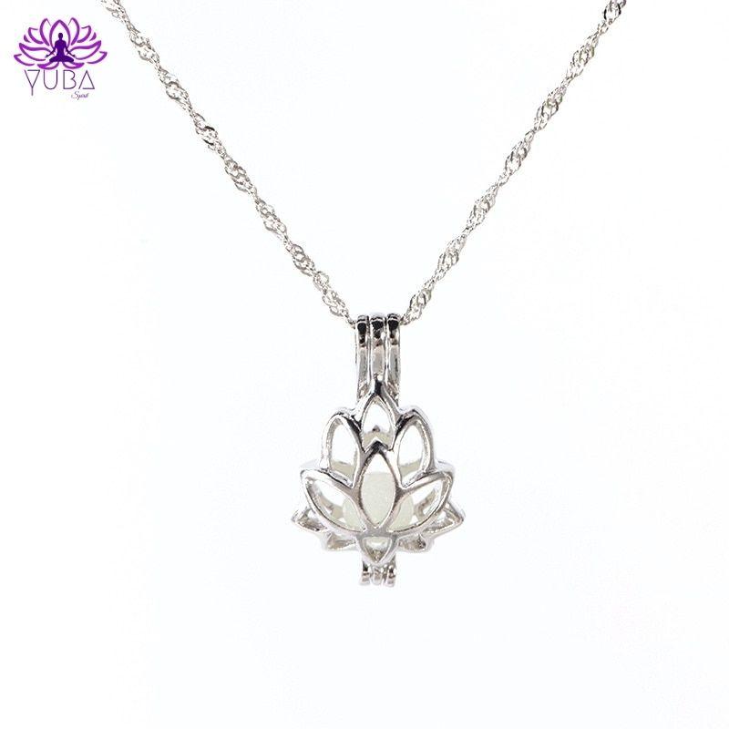 Phosphorescent Lotus Necklace - YUBA Spirit