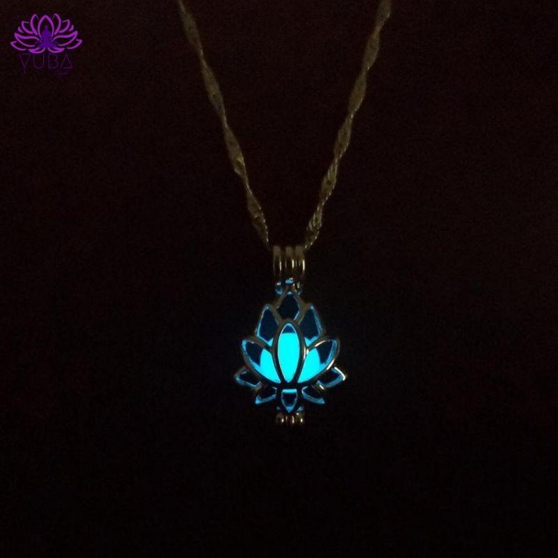 Phosphorescent Lotus Necklace - YUBA Spirit