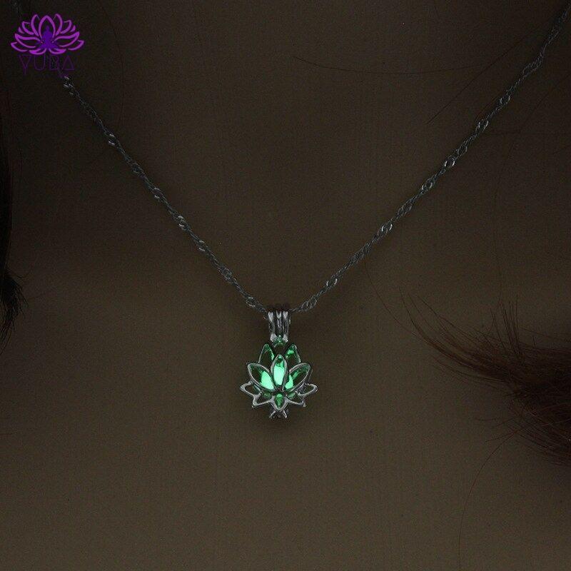 Phosphorescent Lotus Necklace - YUBA Spirit