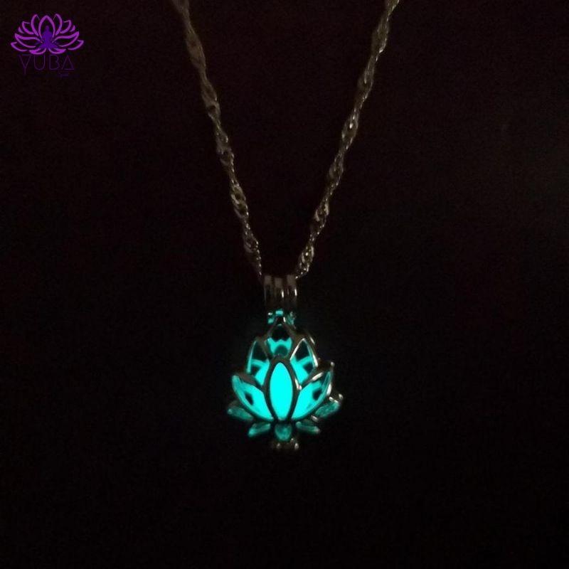 Phosphorescent Lotus Necklace - YUBA Spirit