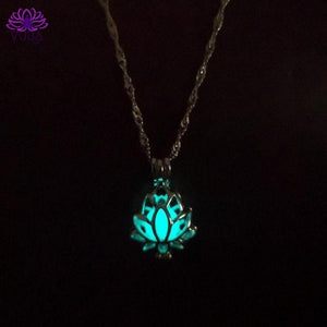 Phosphorescent Lotus Necklace - YUBA Spirit