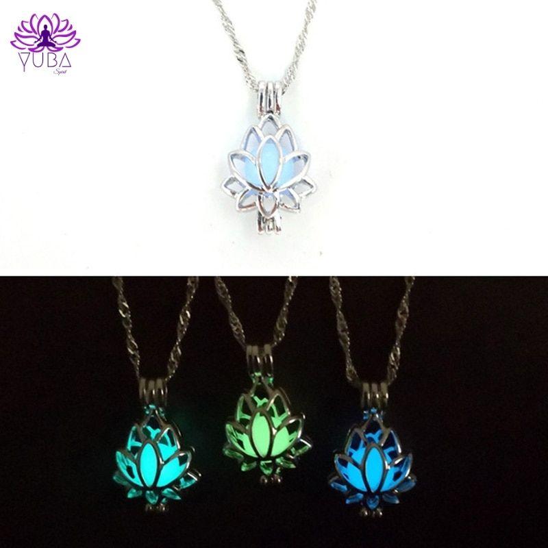 Phosphorescent Lotus Necklace - YUBA Spirit