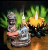 "Buddha by Waterfall" Incense Burner + Premium Gift - YUBA Spirit