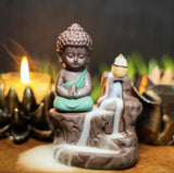 "Buddha by Waterfall" Incense Burner + Premium Gift - YUBA Spirit