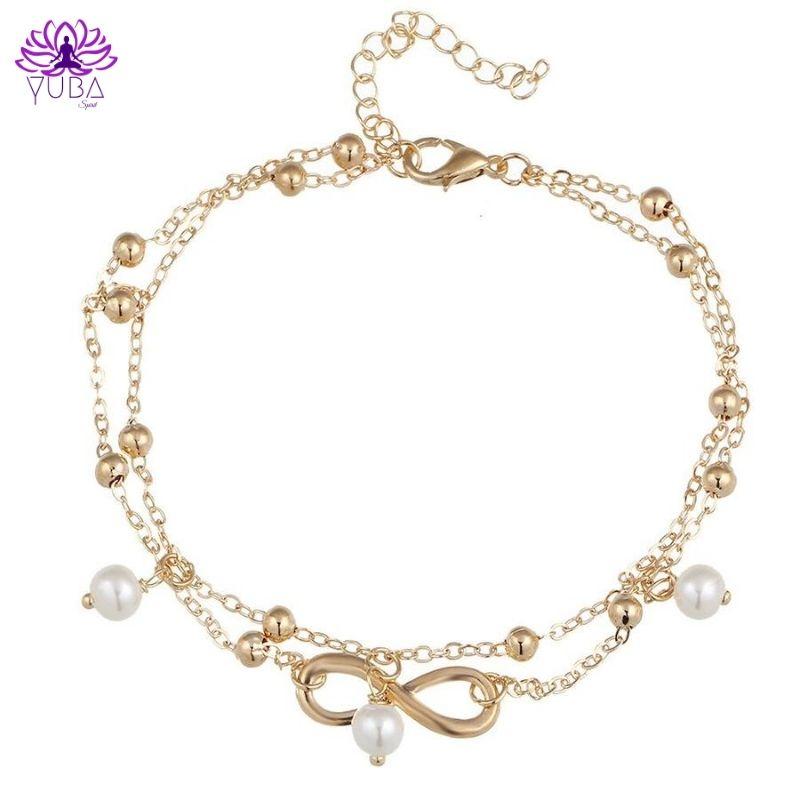 Infinity Anklet - Gold or Silver - YUBA Spirit