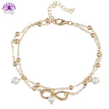 Infinity Anklet - Gold or Silver - YUBA Spirit