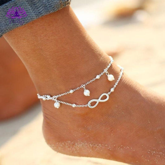 Infinity Anklet - Gold or Silver - YUBA Spirit