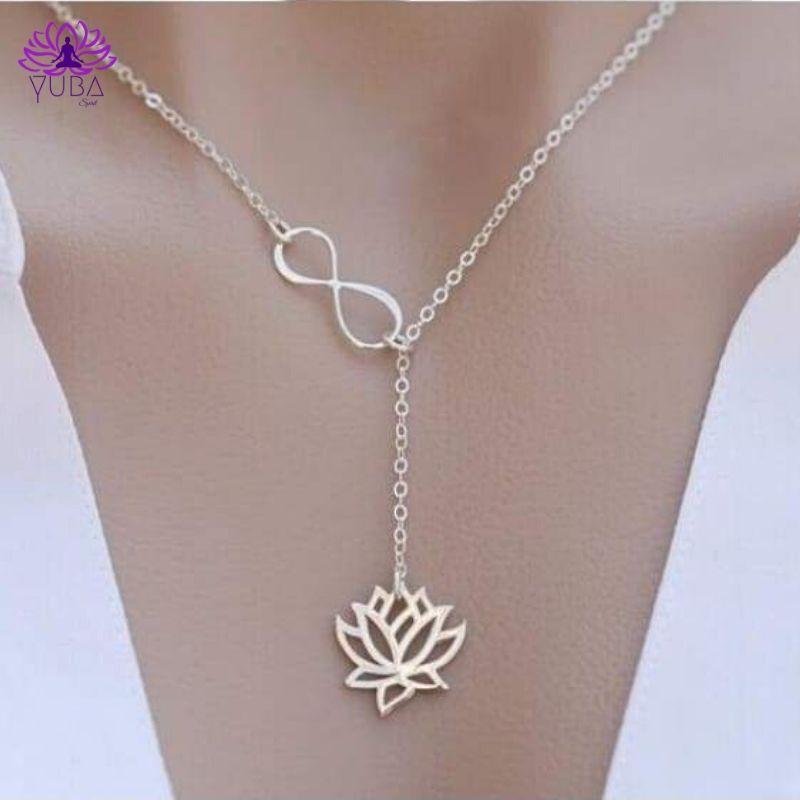 Infinite Lotus Y Necklace - YUBA Spirit