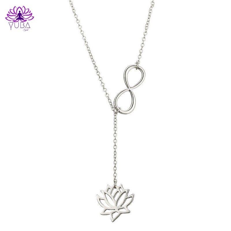 Infinite Lotus Y Necklace - YUBA Spirit