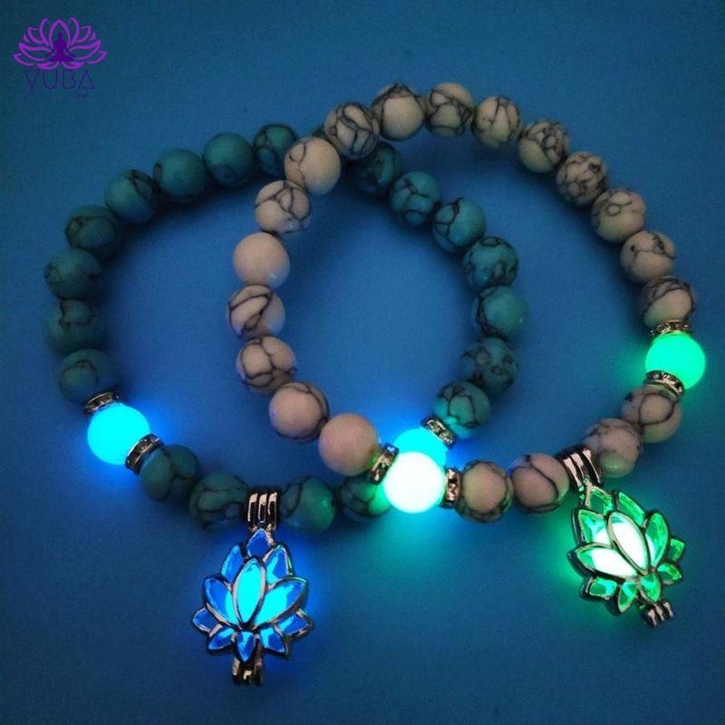 Phosphorescent Lotus Bracelet - YUBA Spirit
