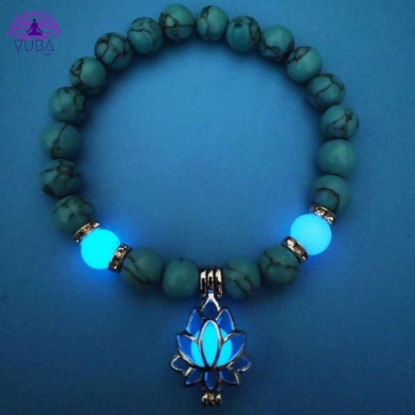 Phosphorescent Lotus Bracelet - YUBA Spirit