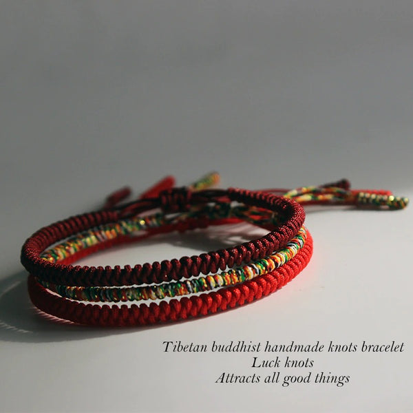 Lucky Tibetan Red String Bracelet